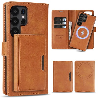 Multifunction Leather Wallet Magnetic Phone Case Cover for Samsung Galaxy iPhone