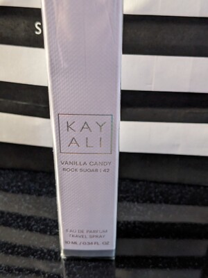 Huda Kayali VANILLA CANDY ROCK SUGAR 42 EDP Travel Women's Spray 0.34oz/10mL NIB