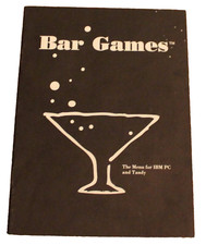 Bar Games Instruction Booklet Manual Menu for IBM PC and Tandy Accolade