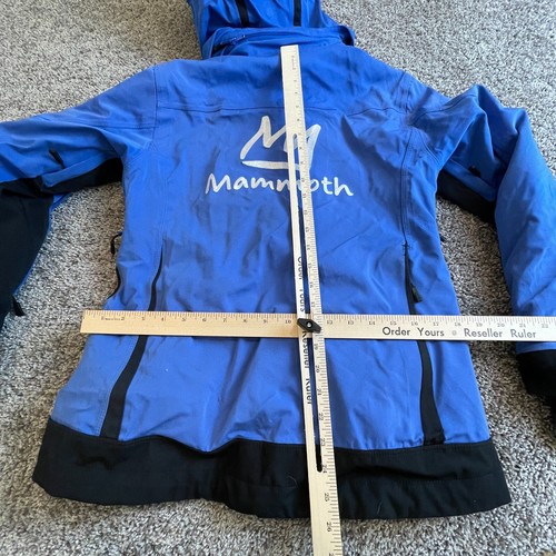 Helly Hansen Jacket Mens Small Hooded Parka Helly Tech Blue Mammoth Recco B1 - Picture 12 of 15