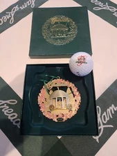 Greenbrier Resort Hotel 2010 Dorothy Draper Rhod. Holiday Christmas Ornament +++