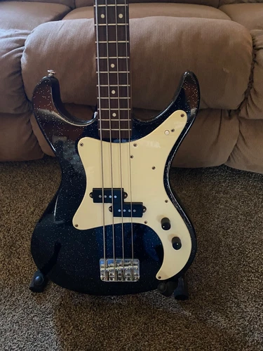 Danelectro Long Scale Bass Danoblaster Rumor Base Black Sparkle
