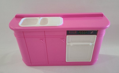 Vintage Barbie Puppe Küche Spüle & Stuhl 2 Teile nicht komplett Mattel 1990 lesen - Bild 2 von 12