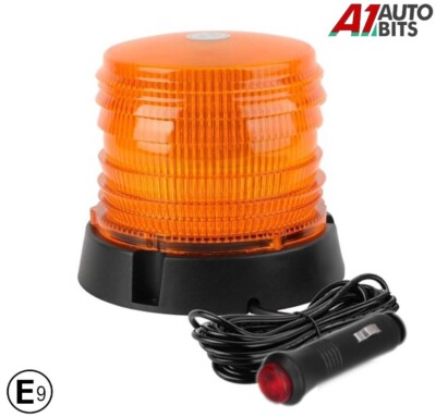 LED gelb Erholung Warnung Stroboskop blinkende magnetische Leuchtfeuer Licht Lampe 12 V 24 V E9