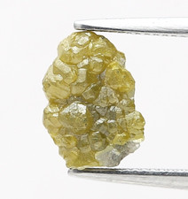 Grayish Yellow Color Rough Diamond Natural 1.94ctw African Diamond Fancy Diamond