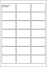 Image of A4 Label Sheets. Printer Labels. Self Adhesive A4 Labels Inkjet, laser & copier