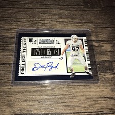 2019 Panini Contenders Draft Picks- Dax Raymond RC Auto-Utah State Aggies TE-