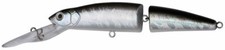 Challenger 4 3/8" Jointed Deep Diving Minnow 1/2 Oz. Lure 034 Silver Black Back