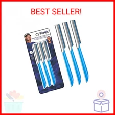 Beard Shaping Tool Razor Mustache - Straight Edge Travel Razors For Bags Groomin