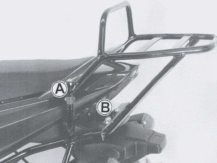 Suzuki SV650 / S Luggage Rack / Top Box Carrier BY HEPCO & BECKER (2003-2006) - Imagem 2 de 4