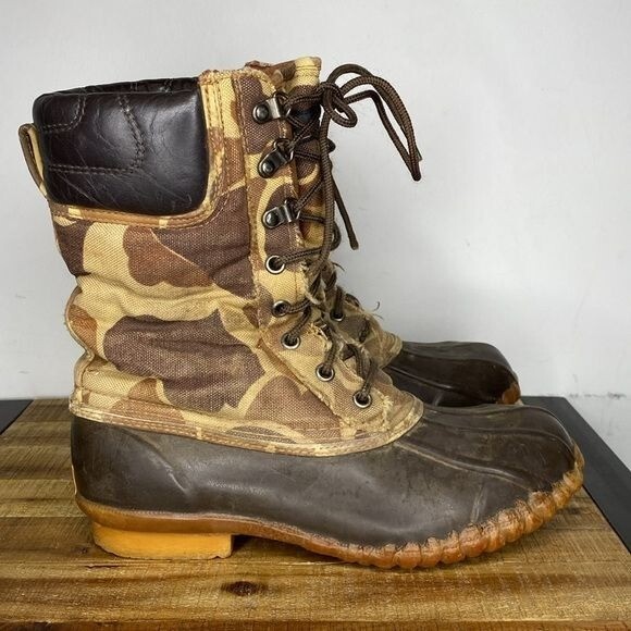 Vintage Cabela’s Thinsulate Duck Camo Hunting Boots: Size 8 Vintage Cabela main image 4