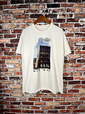 Vintage 90s Louisville Slugger Big Graphic T-shirt, White, Size XL