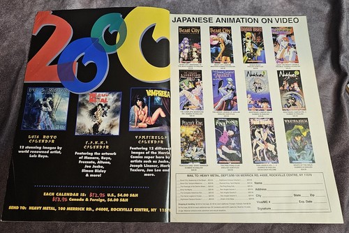 Revista Heavy Metal De Colección Mayo 1999 ~ En estado bastante bueno/casi nuevo ~ Revista Fantasía para Adultos - Imagen 5 de 7