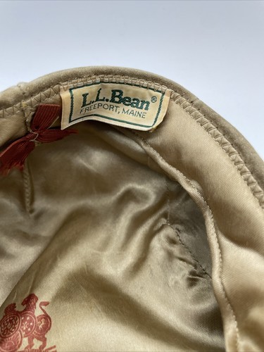 LL Bean Quality De Luxe Hat , Hand Tailored Made In USA Suede Tan Peaky Blinders - Picture 5 of 6