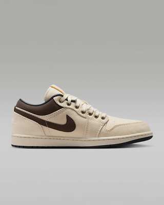 Air Jordan 1 Low Premium 'Pale Ivory' IB8058-110 US Men Size