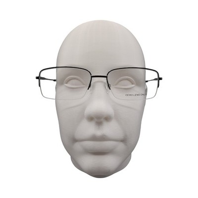 Visionworks MM 20242 Gunmetal Rectangle Eyeglasses Frames 58-18-150 Mens NEW