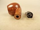 Mario Grande Freehand Classic Made in Italy Strt Grain BriarPipe Vulcanite Stem — photo 9
