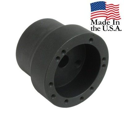 Aluminum Steering Wheel Adapter 5 & 6 Bolt Pattern Blk Yamaha YXZ Viking
