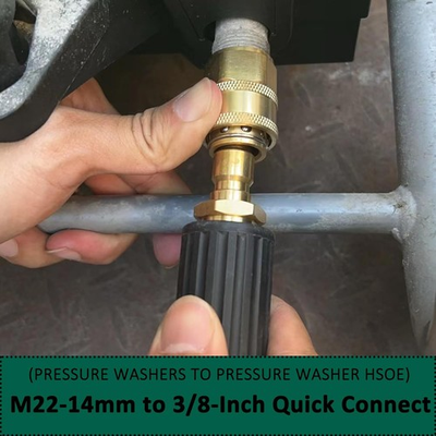 #ad Pressure Washer Quick Connect Kit M22 14mm to 3 8 Inch Hose Quick Connect Fi... $31.81