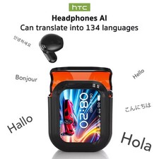 HTC NE20 Bluetooth 6.0 Earbuds AI Translator Noise Cancelling Sports Headphones