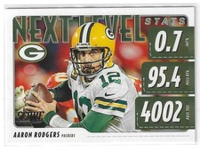 AARON RODGERS 2020 SCORE NEXT LEVEL STATS GREEN BAY PACKERS $1.99 ROOM