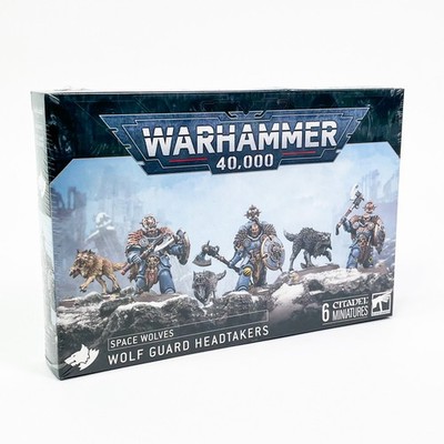 Warhammer Games Workshop 40.000 Space Wolves, Wolf Guard Headtakers, 6