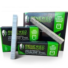 18 Gauge Stainless Steel Staples - T50 Staple 1/4" in Leg; 3/8" in Crown 3/...