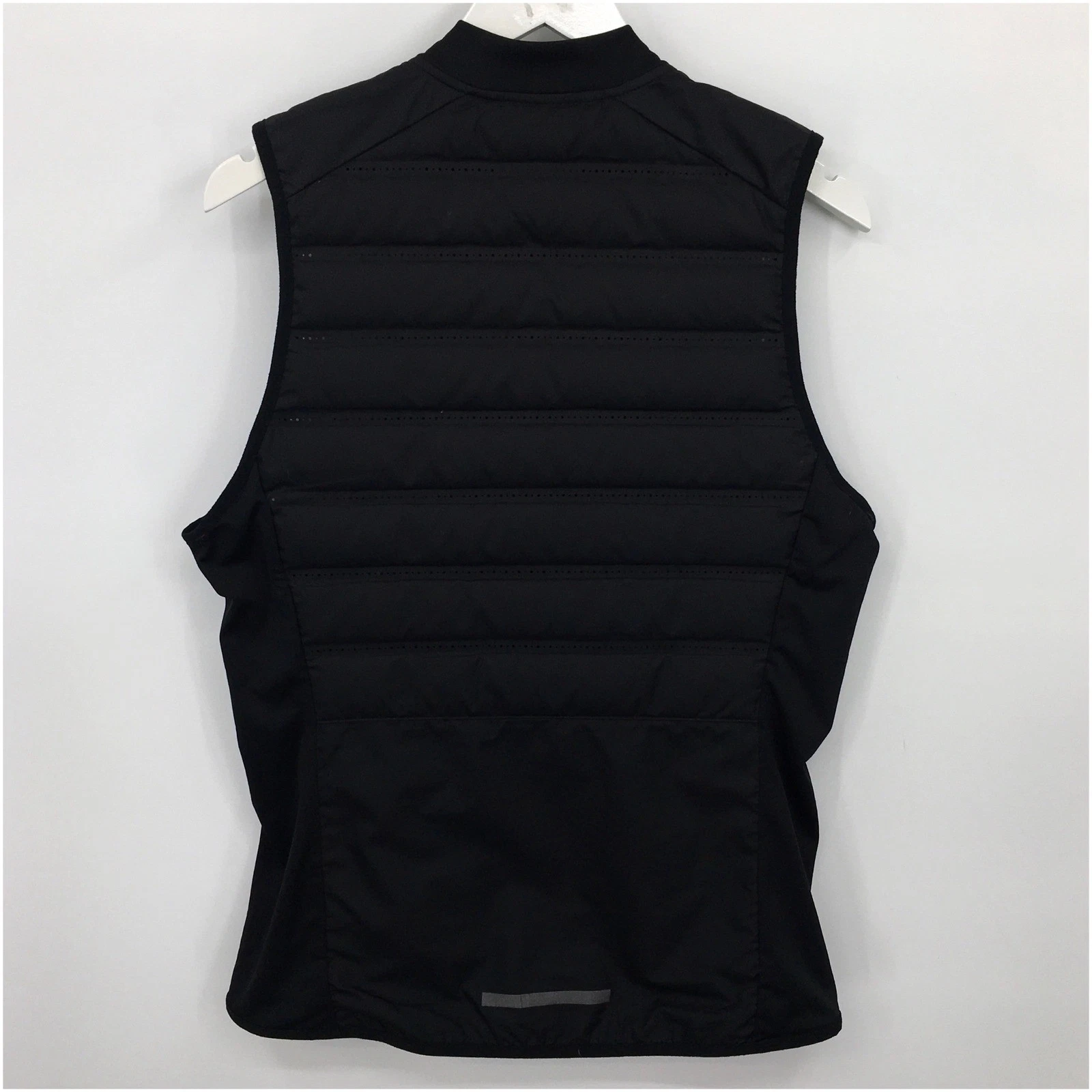 Nike Aeroloft 800 Running Down Vest Mens Medium Black Puffer Full Zip 800497-010 image 4
