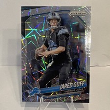 2025 Panini Prizm Jared Goff Detroit Lions Prizm Parallel #10 Football Card