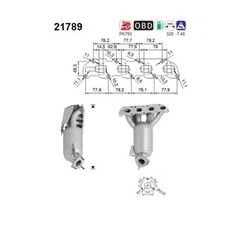 Catalyseurs Opel MERIVA