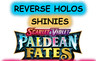 Pokemon SV Paldean Fates Choose Your Card! Reverse Holo Double Shiny Ultra Rares