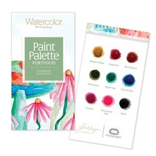 Watercolor the Easy Way Paint Palette Portfolio Garden: 9 Premium Paint Dots Pa