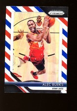 2018 Prizm #203 Alec Burks Utah Jazz Red White & Blue