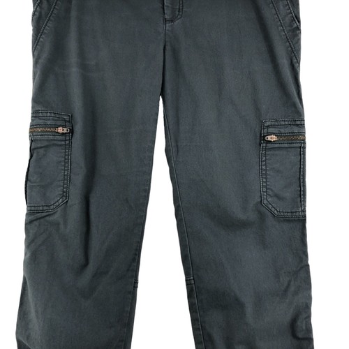Athleta Womens Size 10 Chelsea Cargo Pants Zip Outdoor Hiking Active Trail Crop - Picture 3 of 16