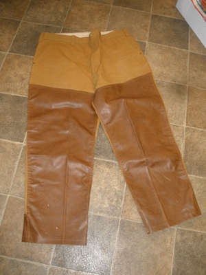 Vintage Men's SafTBak Hunting Pants Canvas Brush Guard 70's, 80's