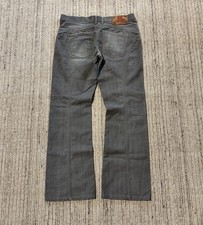 Vintage Just Cavalli Low Rise Baggy Flare Jeans Grey Made In Italy Tag 32 RARE