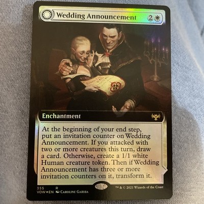 [NM+/M] Wedding Announcement 355 (Extended) MTG Innistrad: Crimson Vow