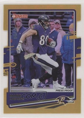 2020 Panini Donruss Press Proof Gold Die-Cut 4/25 Mark Andrews #36 0a6