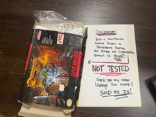 Dungeon Master SNES Original Box DAMAGED {read Description}