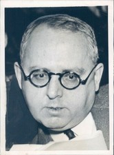 1941 David K Niles Boston MA Director Ford Hall Forum Vintage Image Press Photo