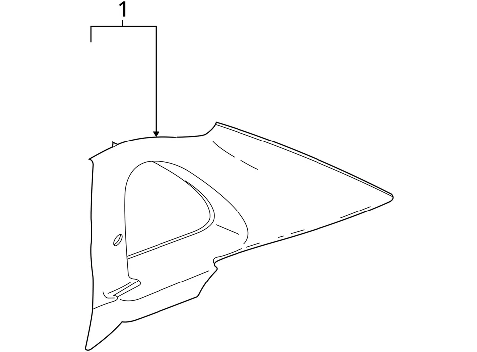 SE ADAPTA 2001-2002 SATURN L100 L200 MOLDURA ASM Q/WDO HILO 22692139 - NUEVO OEM Foto 3 de 3