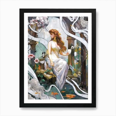 Aphrodite 1 Kunstdruck gerahmt Wandbild Poster Leinwanddruck Bild