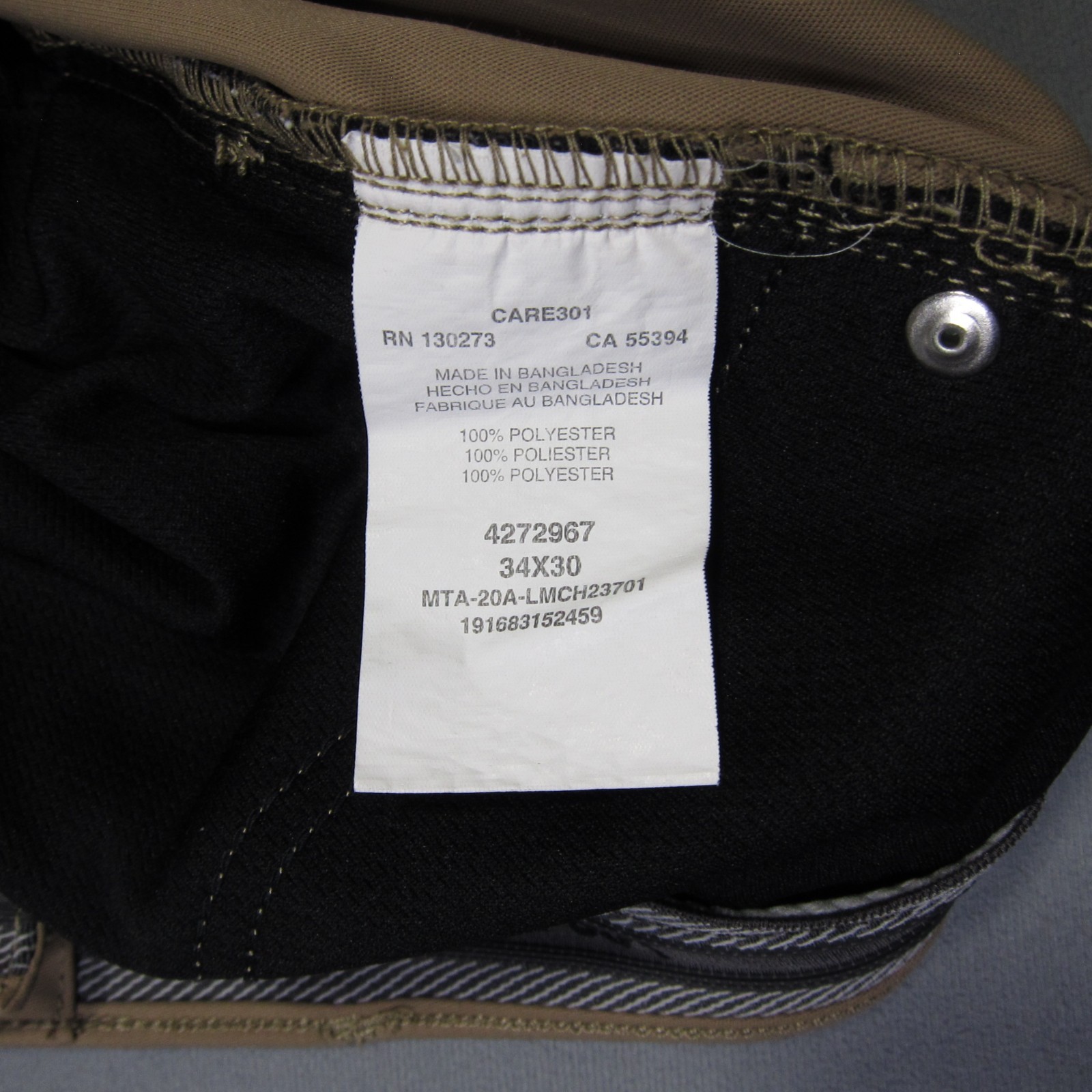 Lee Performance Series Regular Straight Khakis 34… - image 9