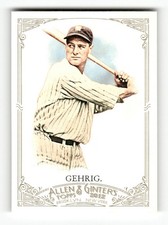 2012 Topps Allen & Ginter's Lou Gehrig