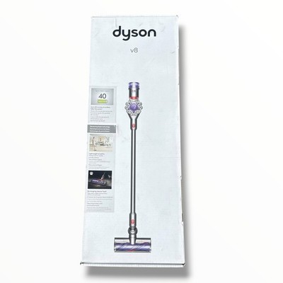 Dyson V8 Cordless Stick Vacuum Cleaner 40 Min 394871-03 Silver | NEW