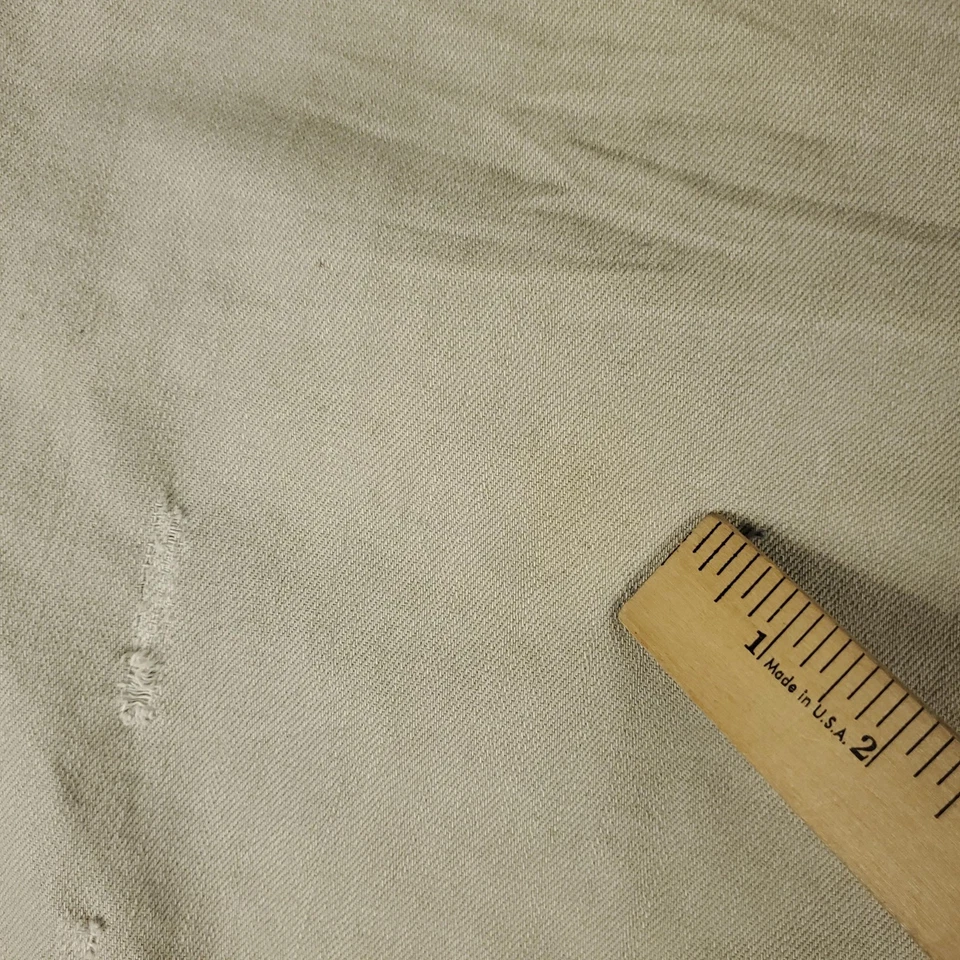 Akademiks Shorts Mens 44 Khaki Distressed Relaxed Fit Frayed Hem Streetwear - Image 2 of 4