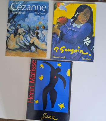 Lot 3: Taschen Art Posterbooks: Cezanne, Gaugain, Matisse, 6 Posters in each