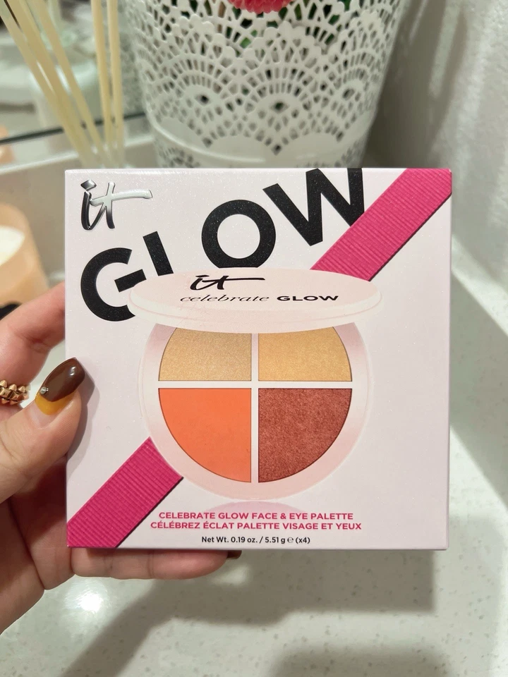 it Cosmetics CELEBRATE Glow Face & Eye Palette Blush & Highlighter (4 Shades) - Image 2 of 4