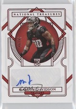 2020 Panini National Treasures Jersey Number Red 58/90 Marlon Davidson Auto s3g