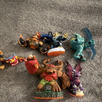 Skylanders Character Figures Lot Hot Dog Tree Rex Spyro Chop Chop Jet-Vac